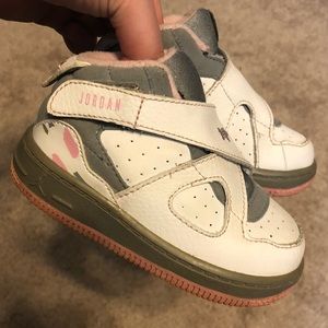 Air Jordan AJF8 baby Toddler shoes pink 6c
